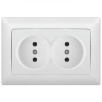 РОЗЕТКА 2-Я С/З БЕЛЫЙ АНУРА